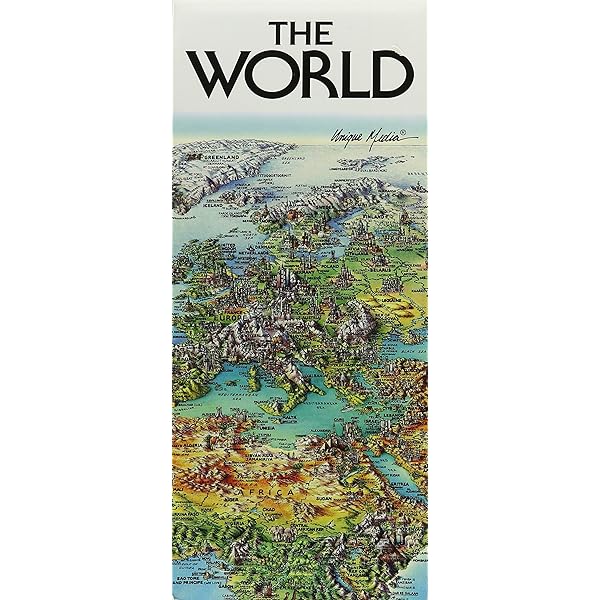 Amazon | Unique Media Map: United States/Folded | Reference